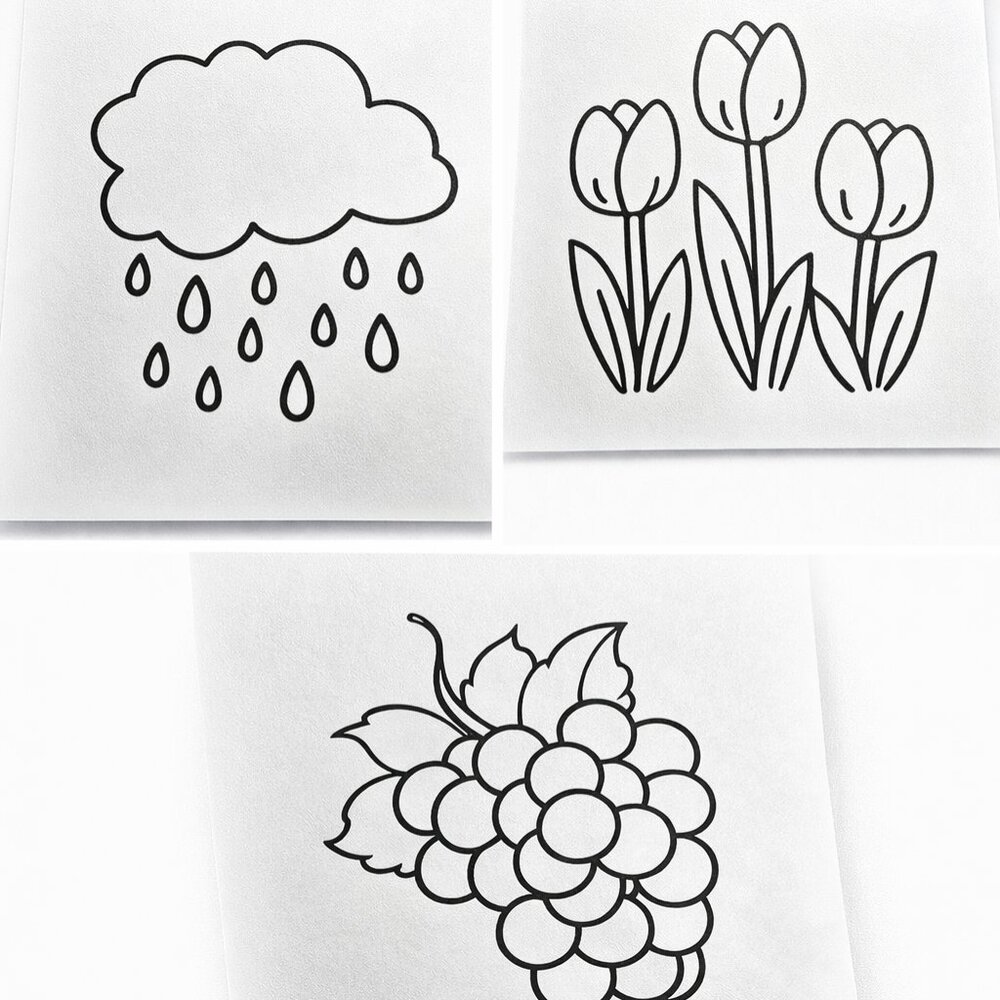Handmade Cute Mini Coloring Book, Comfy & Cozy Theme, 3x3 - Picture 3 of 3